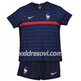 Francuska Domaći Dječji Komplet Dresovi za Nogomet Euro 2020 (+ kratke hlače)